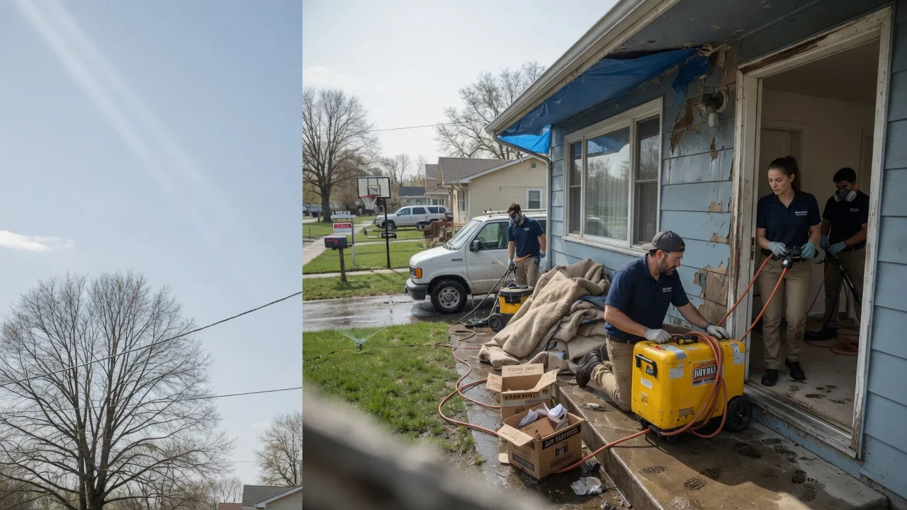 Basement Flood Cleanup in Harmony, PA near me
